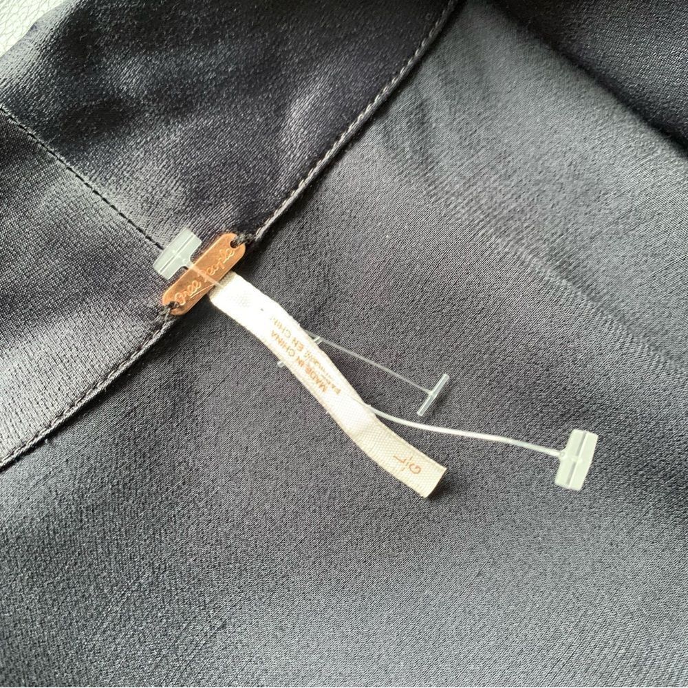 FREE PEOPLE BLACK SATIN JUMPSUIT - Picture 14 of 15